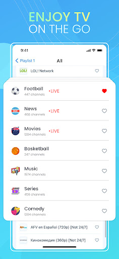 IPTV Smart Player Screen 2