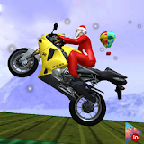 Santa BMX Bike Rider: Tricky Rooftop Stunts icon