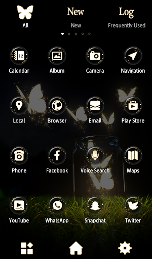 Luminescent Butterflies Theme Screen 3