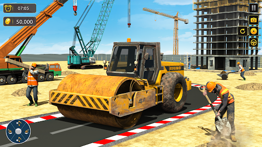Offroad Snow Construction Game