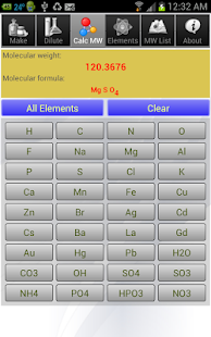 Solution Calculator Lite Screenshot