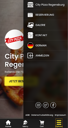 City Pizza Screen 2