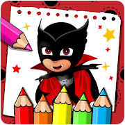 Coloring book for Masks app icon