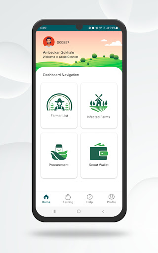 Android application Scout Connect screenshort