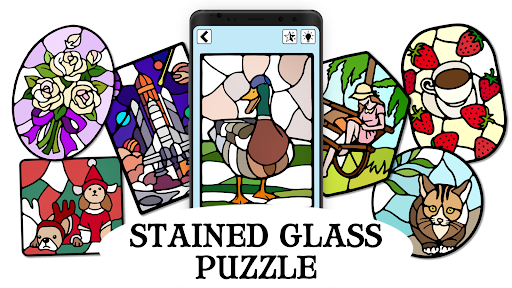 Android application Stained Glass Art Puzzle screenshort