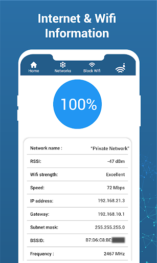 Wifi Info - Internet SpeedTest Screen 3