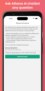 Athena AI - ChatGPT AI Chatbot