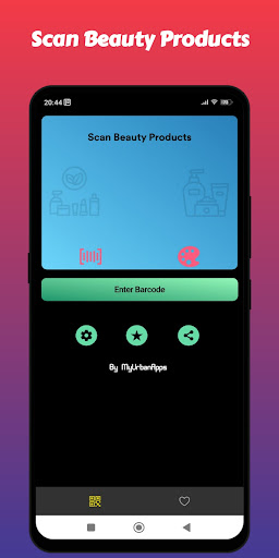 Android application Open Beauty Facts Scan Barcode screenshort