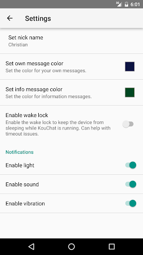KouChat Screen 3