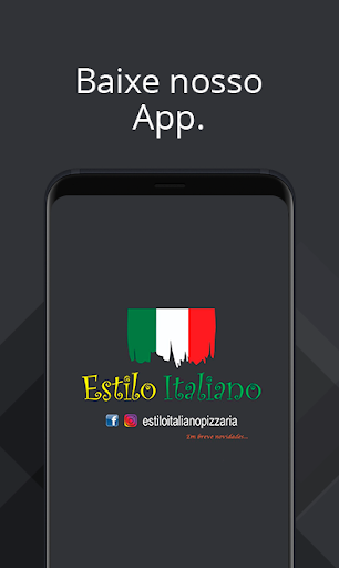 Android application Estilo Italiano Pizzaria screenshort
