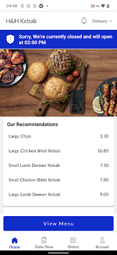 H&H Kebab Screen 2