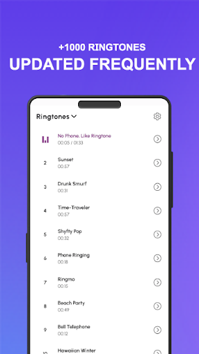 Ringtones Songs Screen 2