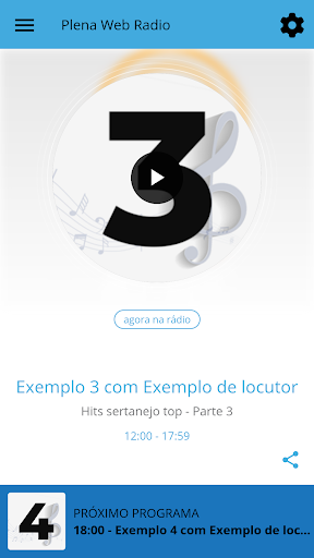Android application Plena Web Radio screenshort