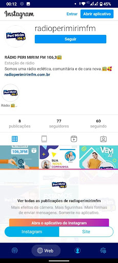 Peri Mirim FM 106,3 Screen 2