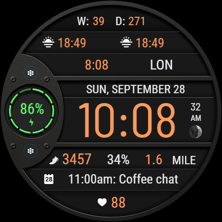 VF01 Digital Watch Face screenshot 24