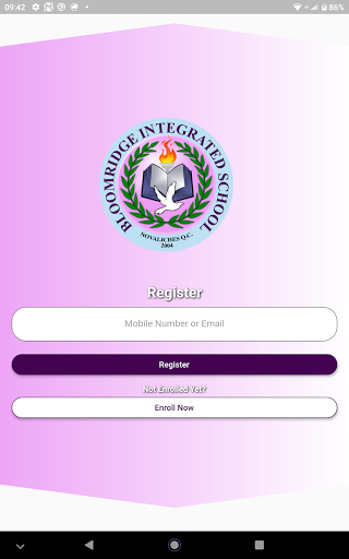 Android application Bloomridge Integrated School screenshort