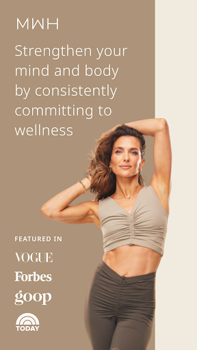 Android application MWH: Fitness + Wellness screenshort
