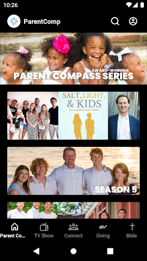 Android application Parent Compass screenshort