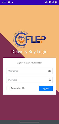 Android application Oflep Delivery screenshort