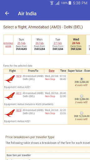 All Flight Tickets Booking Screen 3
