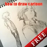 how to draw cartoon icon
