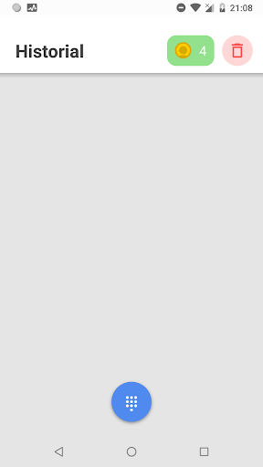 Android application noContact screenshort