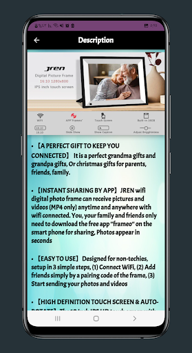 digital picture frame guide Screen 2
