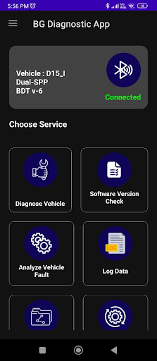 Android application BG Diagnostic App screenshort