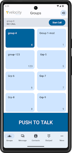 Android application Velocity Xtend screenshort