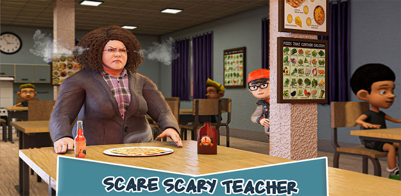 Scare Scary Bad Teacher 3D - Spooky & Scary Games