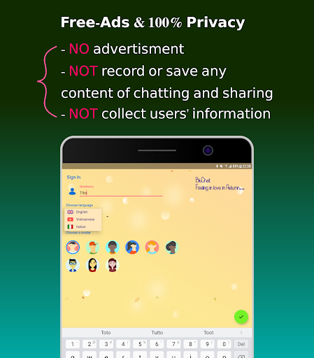 BluChat - Bluetooth Chat - Transfer - QR, Bar Code