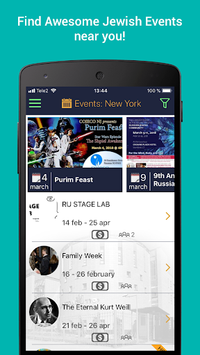 Android application JEvents Jewish New York, St. P screenshort