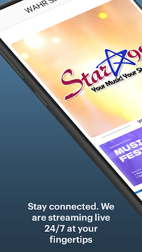 Android application WAHR Star 99.1 screenshort