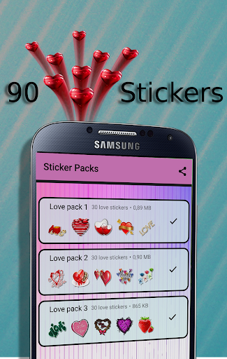 WAStickerApps Love Stickers  screenshots 1