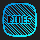 Lines Squircle - Neon Icon Pack icon