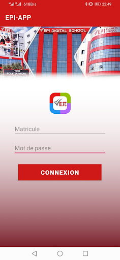 Android application MyEPIAPP screenshort