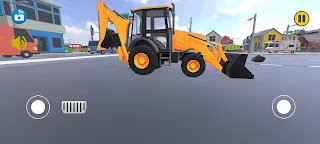 JCB Backhoe Construction Game - Screenshot 1