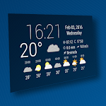 Cover Image of Download Simple Time & Weather Widget 2.9.115 APK