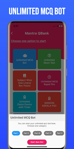 Mantra QBank - Kerala PSC Screen 2