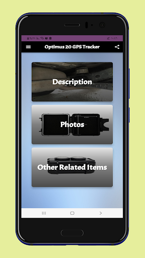 Android application optimus 2.0 gps tracker guide screenshort