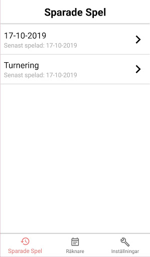 Android application Pidro-räknare screenshort