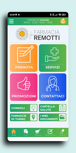 Android application Farmacia Remotti screenshort