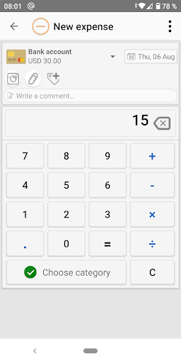 Money Manager Screen 3