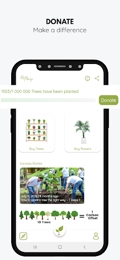 Mitengo Tree Donation App Screen 2