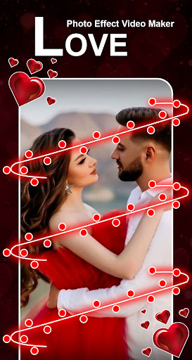 Android application Love Effect Video Maker screenshort