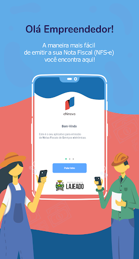 Android application NFS-e - Prefeitura de Lajeado screenshort