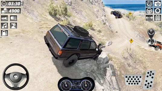 simulateur jeep tout-terrain