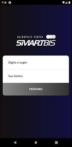 Android application Smartbis - Backoffice screenshort