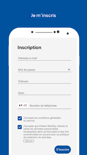 Android application RubanBleu à la Demande screenshort