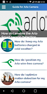 Guide for Arlo cameras 1.0.1 screenshots 2